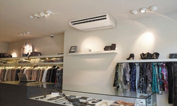 Floor-Ceiling installed